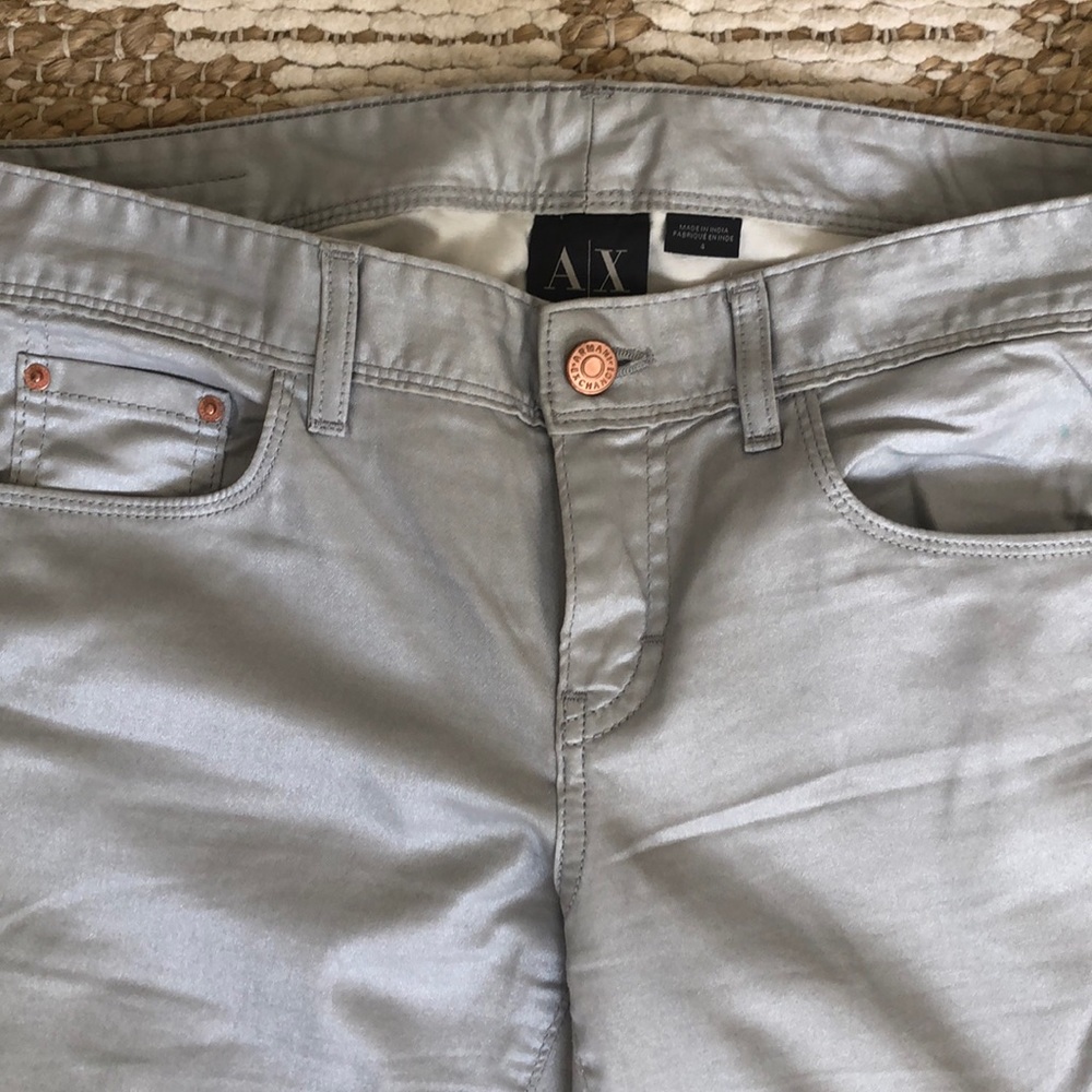 ARMANI EXCHANGE SILVER JEANS - Picture 2 of 8